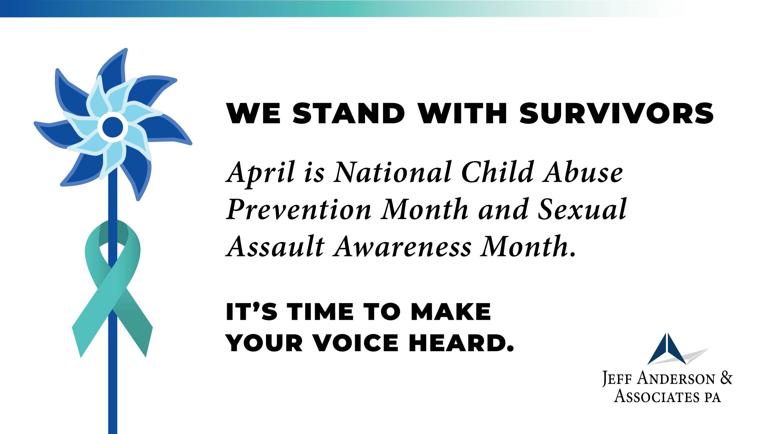 April is for Awareness Child Abuse Prevention, Sexual Assault
